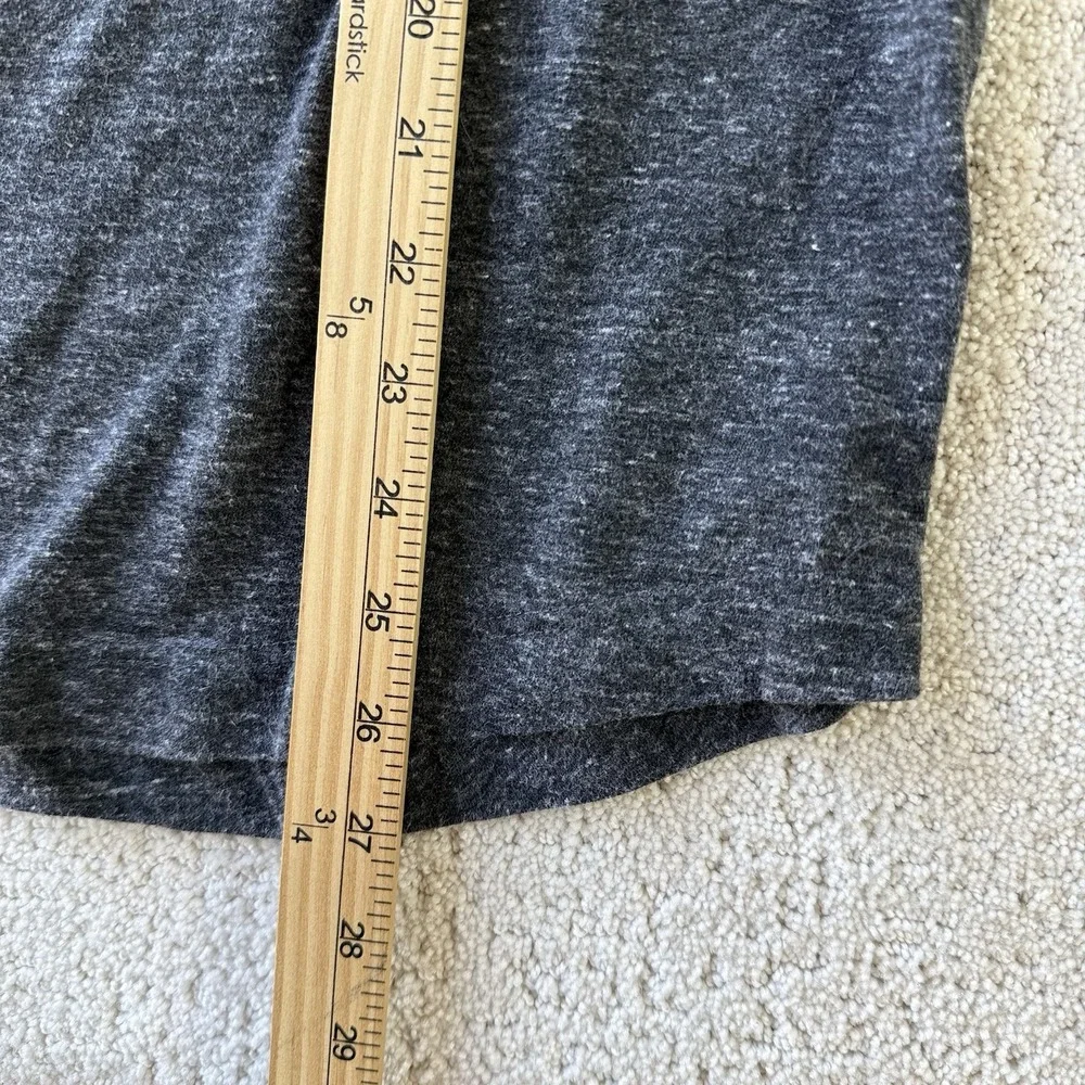 Buck Mason Men's Crewneck T-Shirt Lot of 2 Heather Charcoal Grey Size L USA - Picture 4 of 8